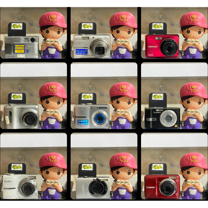 [Anggep Gambling] Kamera Pocket Digicam Camdig Sony Nikon Canon Fujifilm Samsung Olympus Casio BenQ 