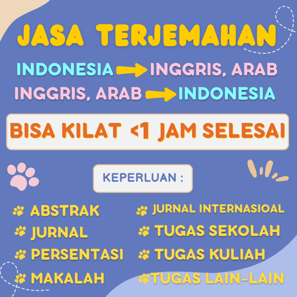 JASA TRANSLATE TERJEMAHKAN BAHASA INGGRIS, ARAB HARAKAT,  TRANSLATE CINA MANDARIN, ARAB GUNDUL