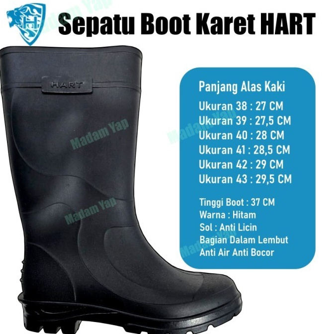 KODE Y48S Sepatu Boot Karet Forli Bot Proyek Banjir Cor Kebun Safety Taman
