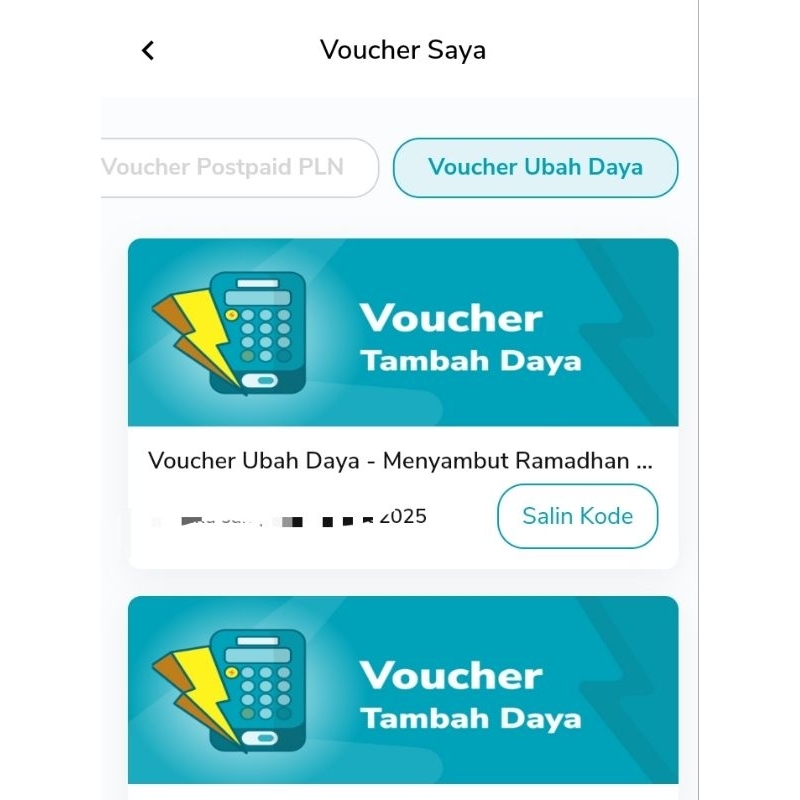 VOUCHER TAMBAH DAYA PLN 2026