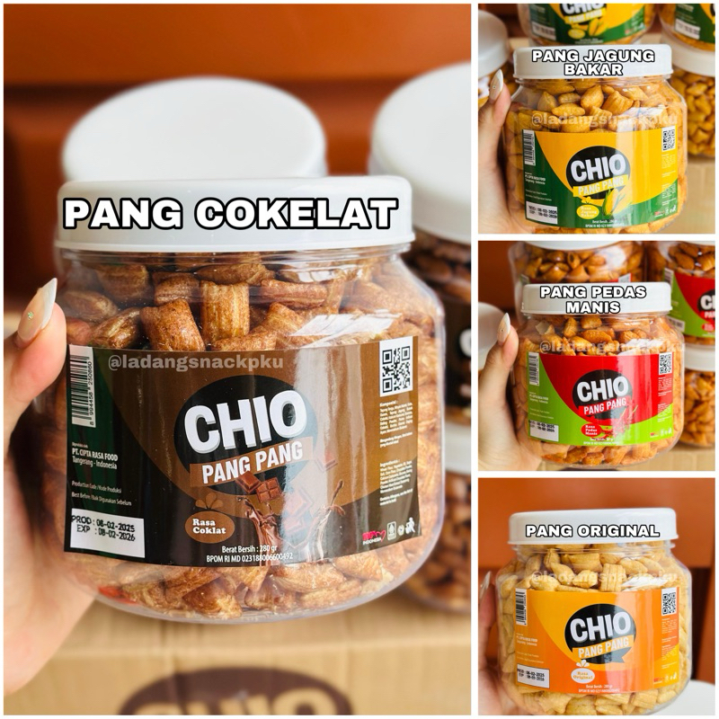 

[PACK] CHIO PANG PANG / CHIO PANG COKELAT / CHIO PANG JAGUNG BAKAR / CHIO PANG PEDAS / CHIO PANG ORIGINAL / AGEN SNACK PEKANBARU / LADANG SNACK PEKANBARU