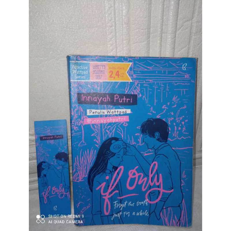 Preloved ORIGINAL Novel If Only by Innayah Putri Bekas Penerbit Bentang Belia Second Unhaul PL Buku 