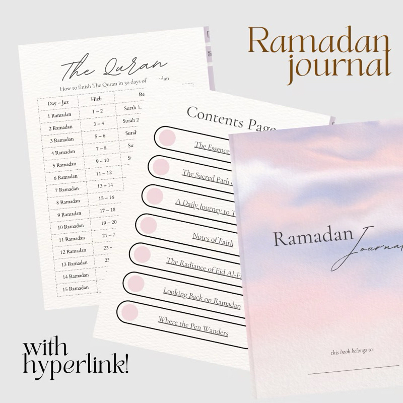 

Digital Ramadan Journal (English) with Hyperlinks - Jurnal Ramadan
