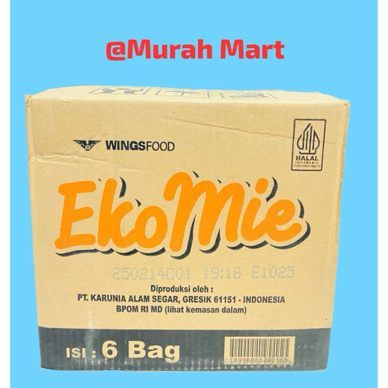 

(1 DUS ISI 6 BAG) EKO MIE SUPER