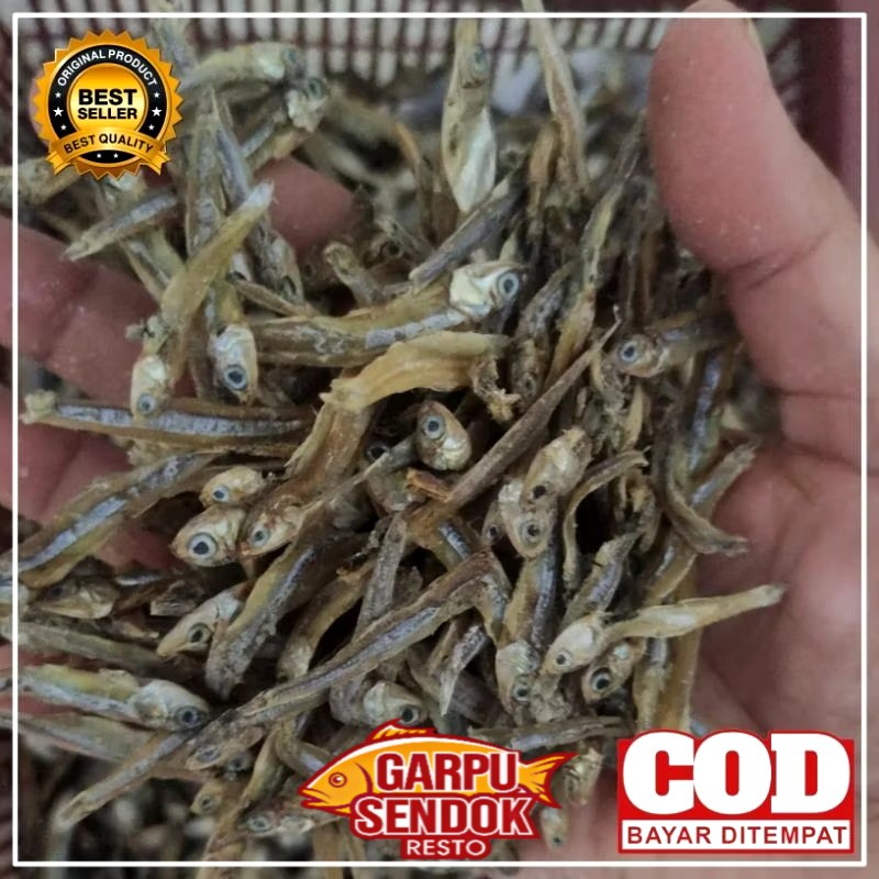 

Ikan teri tawar berkualitas khas Cilacap 250g 500g 1kg