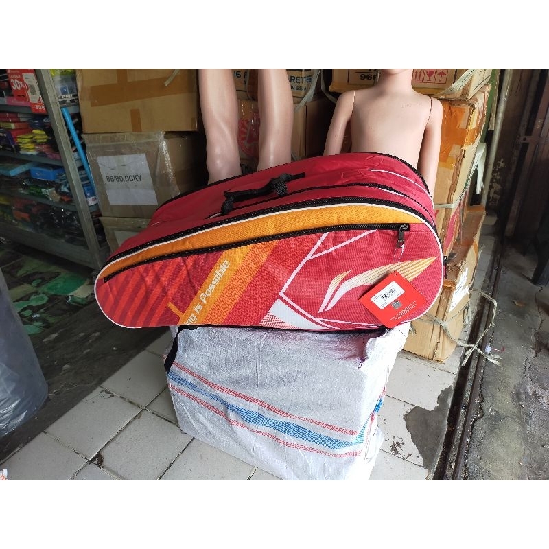 Tas Raket Tenis Badminton Lining R3 ABDS837 Original