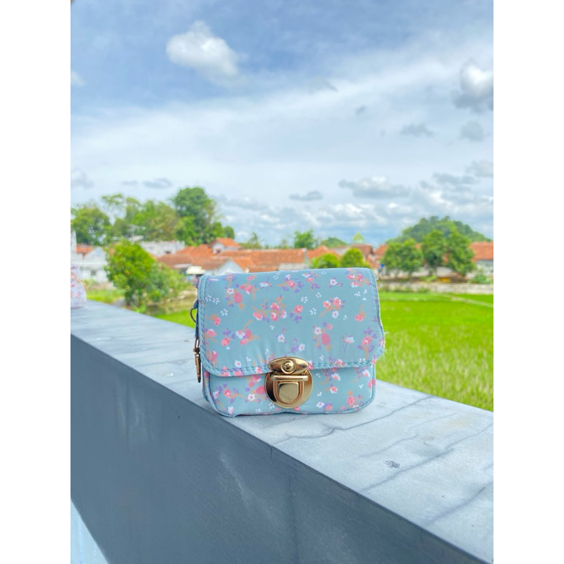 Praya.id Mukena Travel Mukena Mini Mukena Parasut Warna Hijau Mint