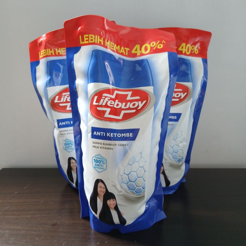 Lifebuoy Shampoo Anti Ketombe BIRU  900 Ml exp panjang