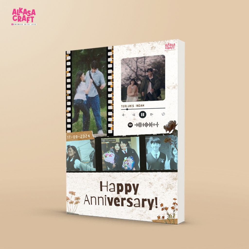 

Kado Ulang Tahun - Kado Anniversary - Buku Custom Isi dan Cover - Custom Nama - Alkasa Craft