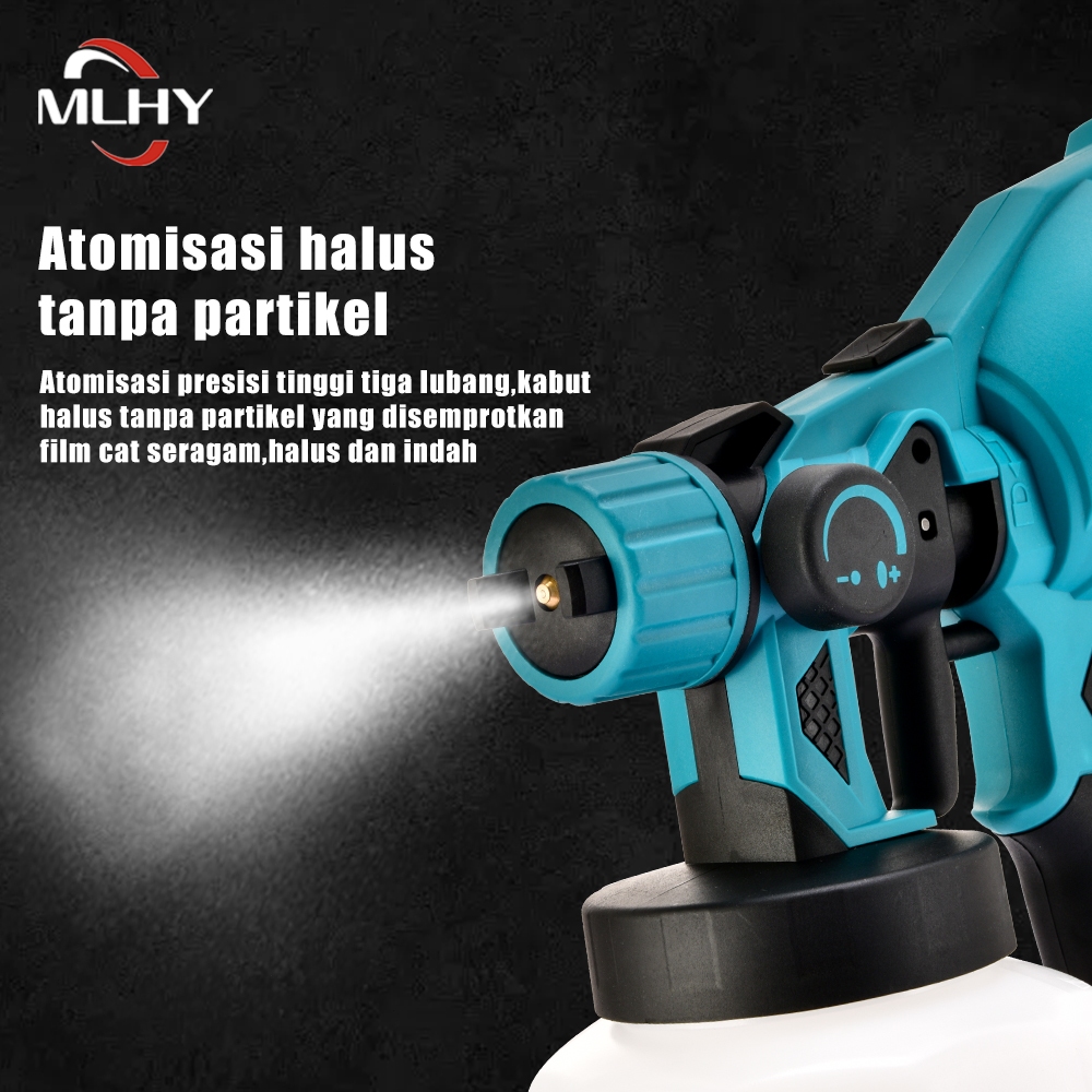 JKL MLHY 1ml Electric Spray Gun Baterai 800w Spray Gan Kompresor Listrik Alat Semprot Cat
