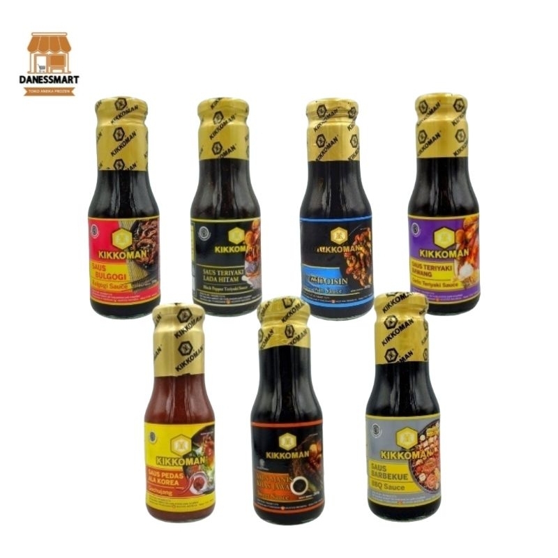 

Kikkoman BBQ / Blackpepper / Gochujang / Teriyaki / Garlic / Bulgogi/Udon/Soba / Katsu / Mirin300gr