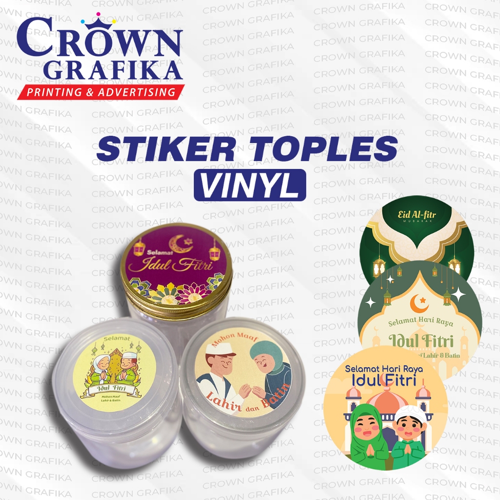 

STIKER LABEL BULAT EDISI LEBARAN RAMADHAN BAHAN VINYL/TAHAN AIR ( Tanpa Lidah Segel )