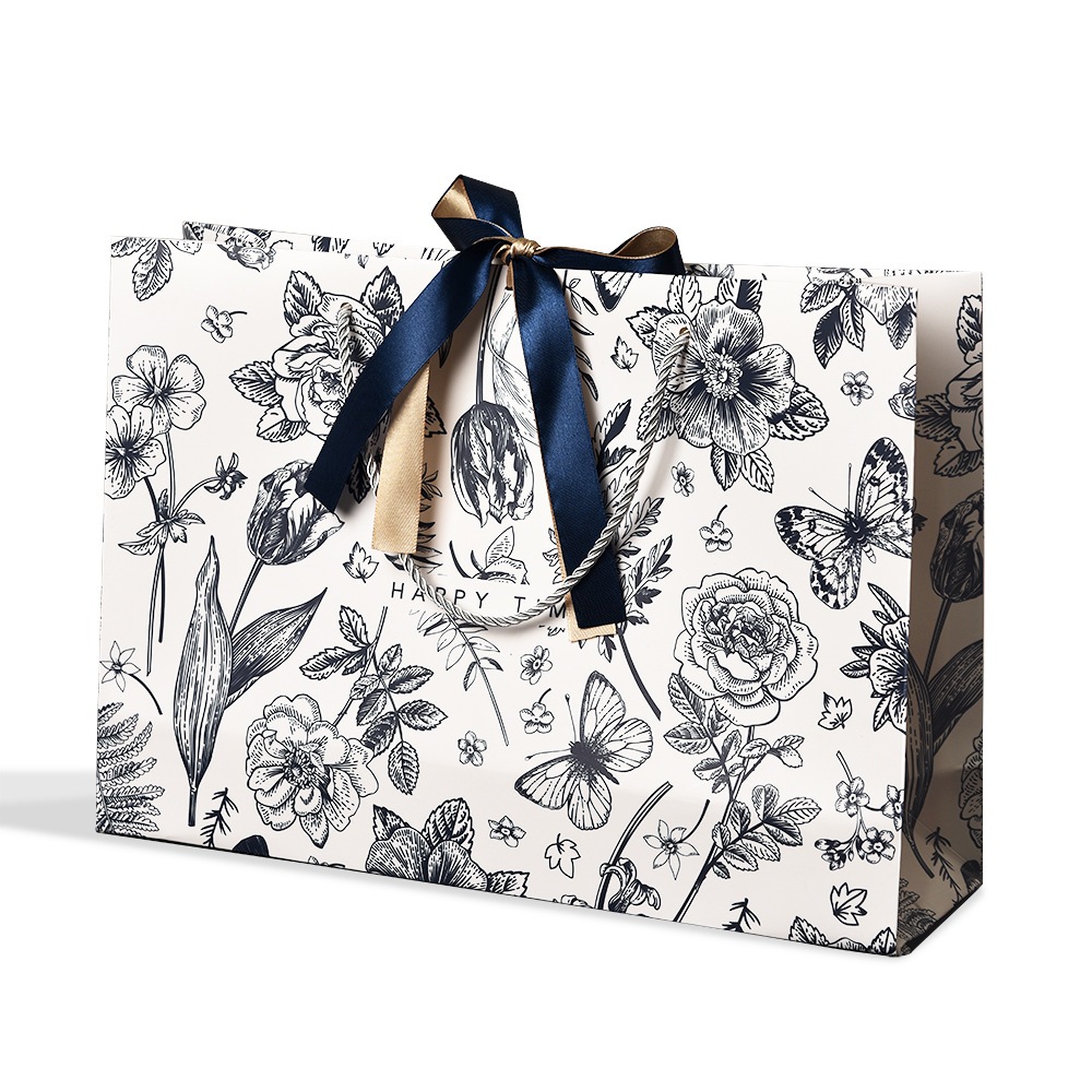 

Paper Bag Diioorr Flower Premium Kado / Goodie Bag Gift Mewah / Kantong Karton Tebal