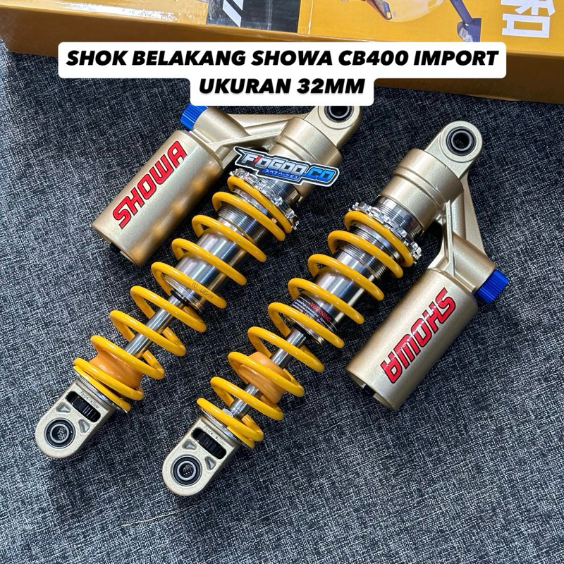 SHOCK BELAKANG SHOWA CB400 ADVANTAGE 32.5CM IMPORT DOUBLE KLIK FUNGSI SHOK SHOWA IMPOR DOUBLE KLIK R