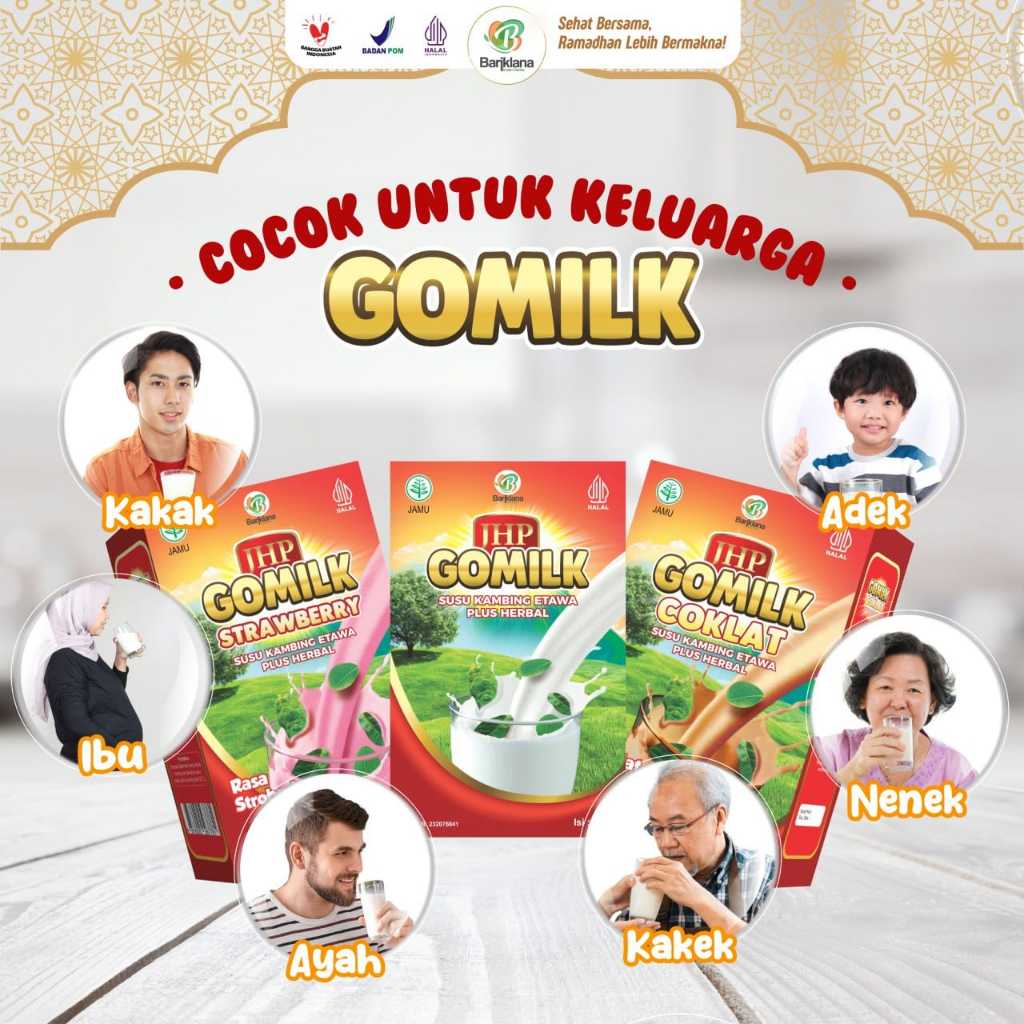 

GOMILK Susu Kambing Etawa plus Daun Kelor 200gr