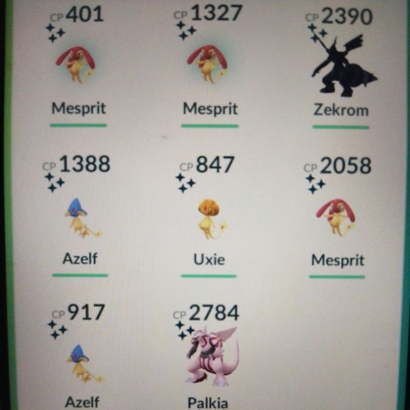 Pokemon Legendary Shiny (POKEMON GO).