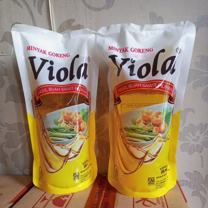 

2pcs Minyak Goreng VIOLA 800ml refill