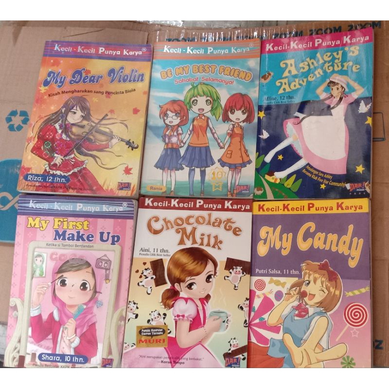 Novel Anak Bekas pakai KkPK Kecil Kecil Punya Karya