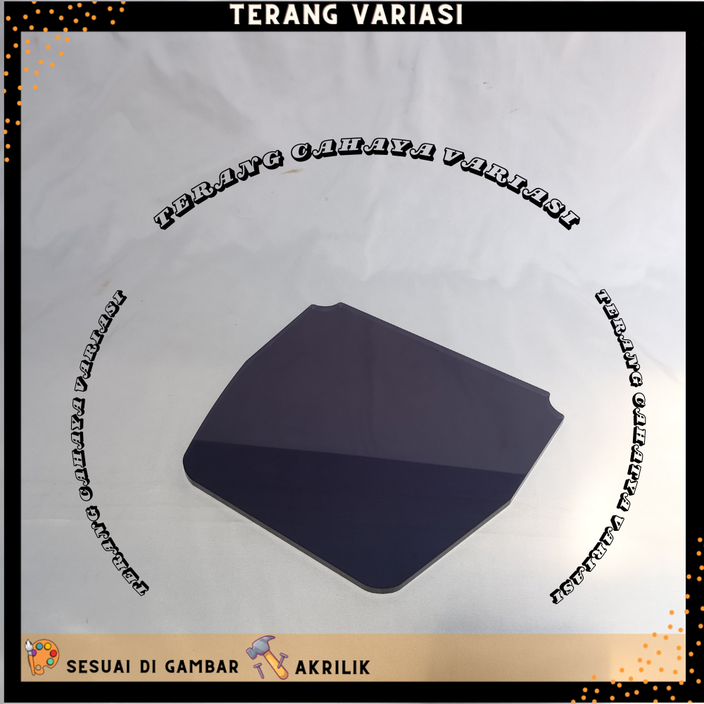 COVER BAGASI MIO SPORTY MIO SMILE MIO SOUL BAHAN AKRILIK TEBAL 5MM TUTUP BAGASI MOTOR YAMAHA MIO