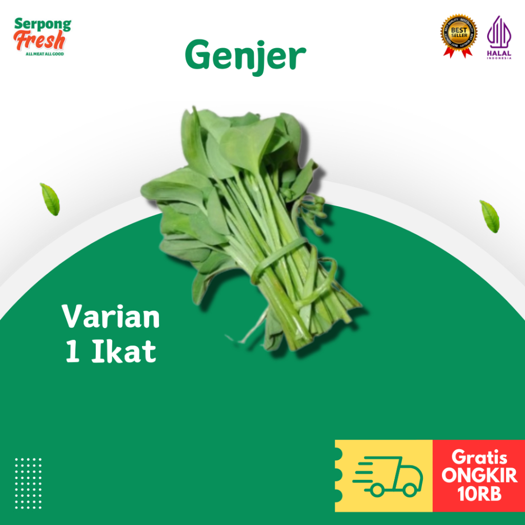 

Genjer Daun Batang Genjer per ikat Segar Sayuran Fresh