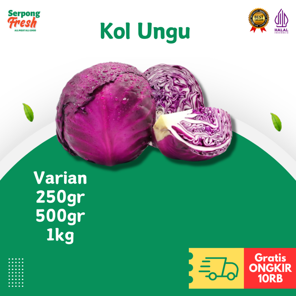 

Kol Ungu Sayur Kubis 250gr 500gr 1kg Sayuran Segar Fresh