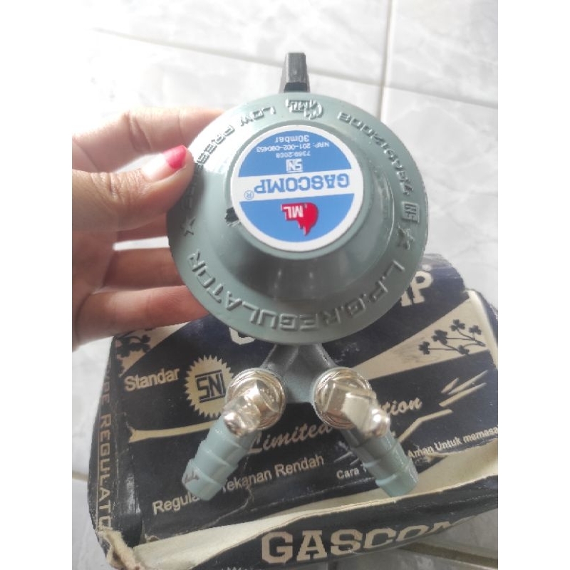 Regulator gascom 2 cabang /Regulator gascom premium