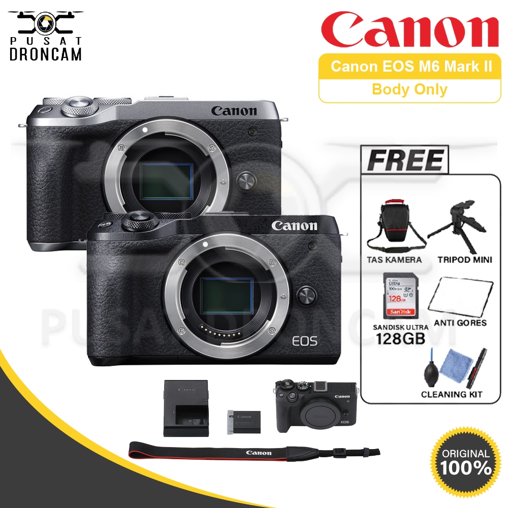 Canon EOS M6 Mark II Body Only Garansi Resmi - BO