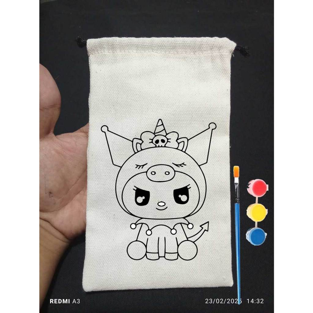 

PAKET MEWARNAI POUCH SERUT/ DOMPET SERUT /TAS SERUT/ KANJUT KUNANG