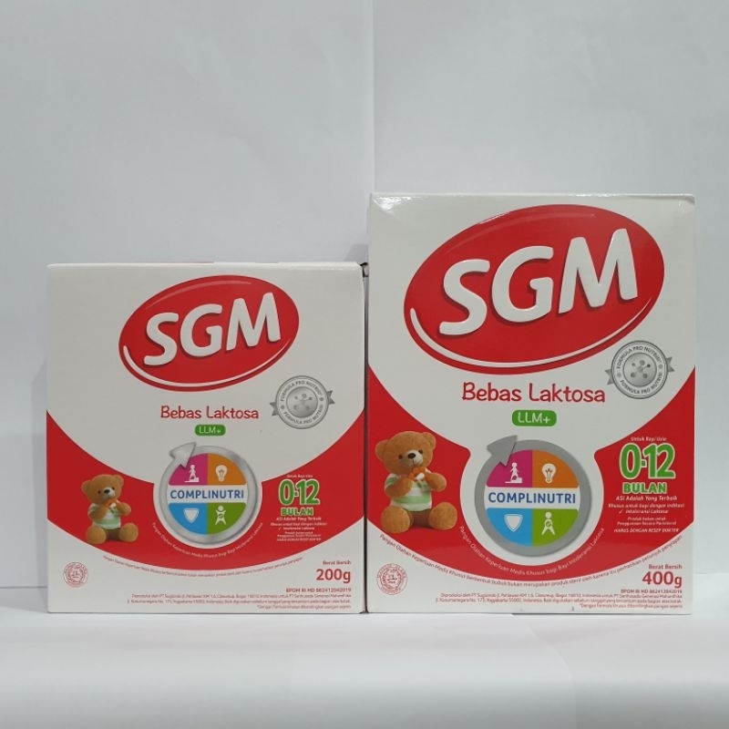 Sgm LLM (200gr/400gr)susu bebas laktosa