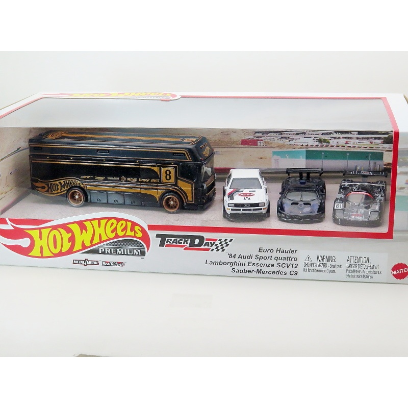 Hot Wheels Premium Set Track Day 2023 - Lamborghini Essenza Sauber Mercedes
