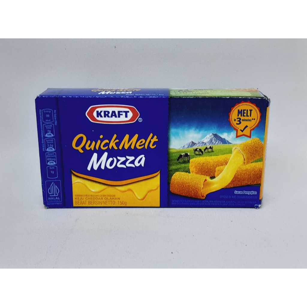 

Keju Kraft Quick Melt Mozza 165 Gram