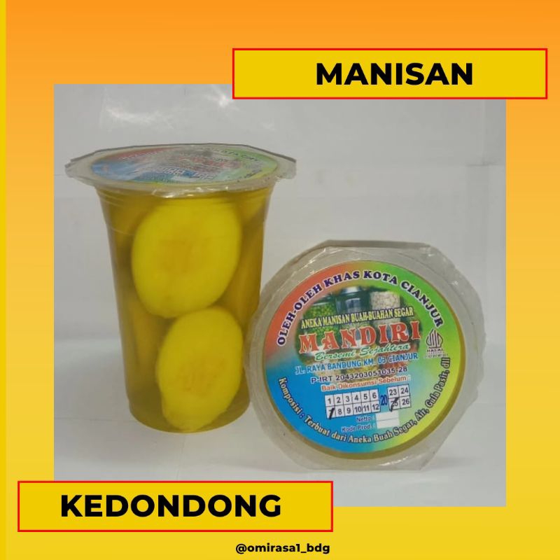 

Manisan Kedongdong oleh-oleh Bandung OMIRASA 1