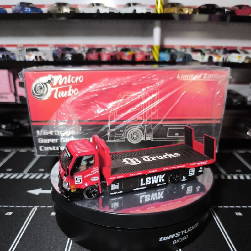 micro turbo costum truck red lbwk limited edition