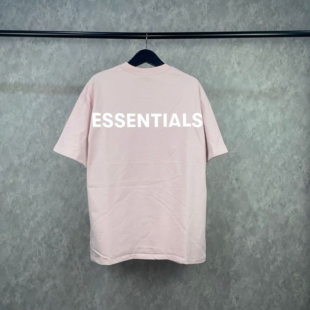 BAJU KAOS ESSENTIALS MIRROR 1:1 IMPORT / KAOS IMPORT WANITA / KAOS PINK WANITA IMPORT / KAOS READY