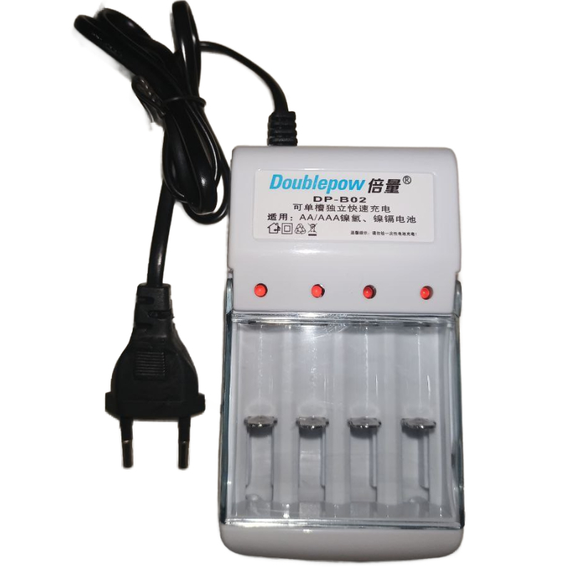 Free Charger Charger Baterai Aa Aaa Doublepow 4 Slot + Baterai Aa Doublepow Casan Batre Aa Aaa