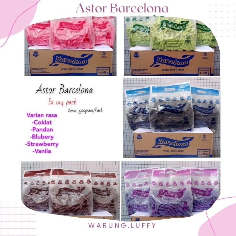 

ASTOR BARCELONA UK 500GR | ASTOR 5 VARIAN RASA ENAK MURAH