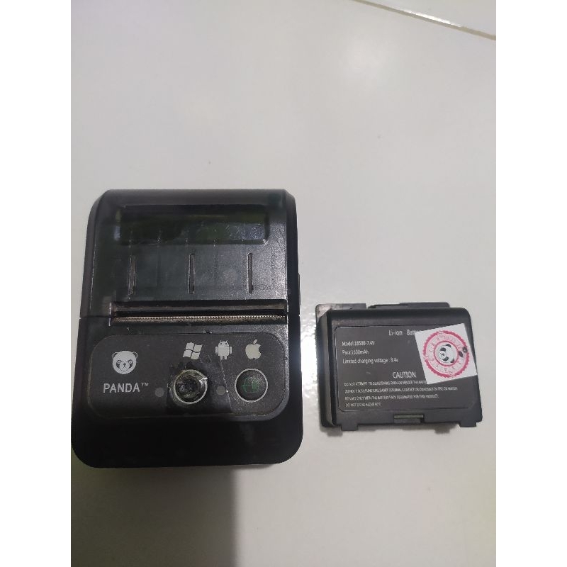 baterai mobile printer panda bluetooth kasir