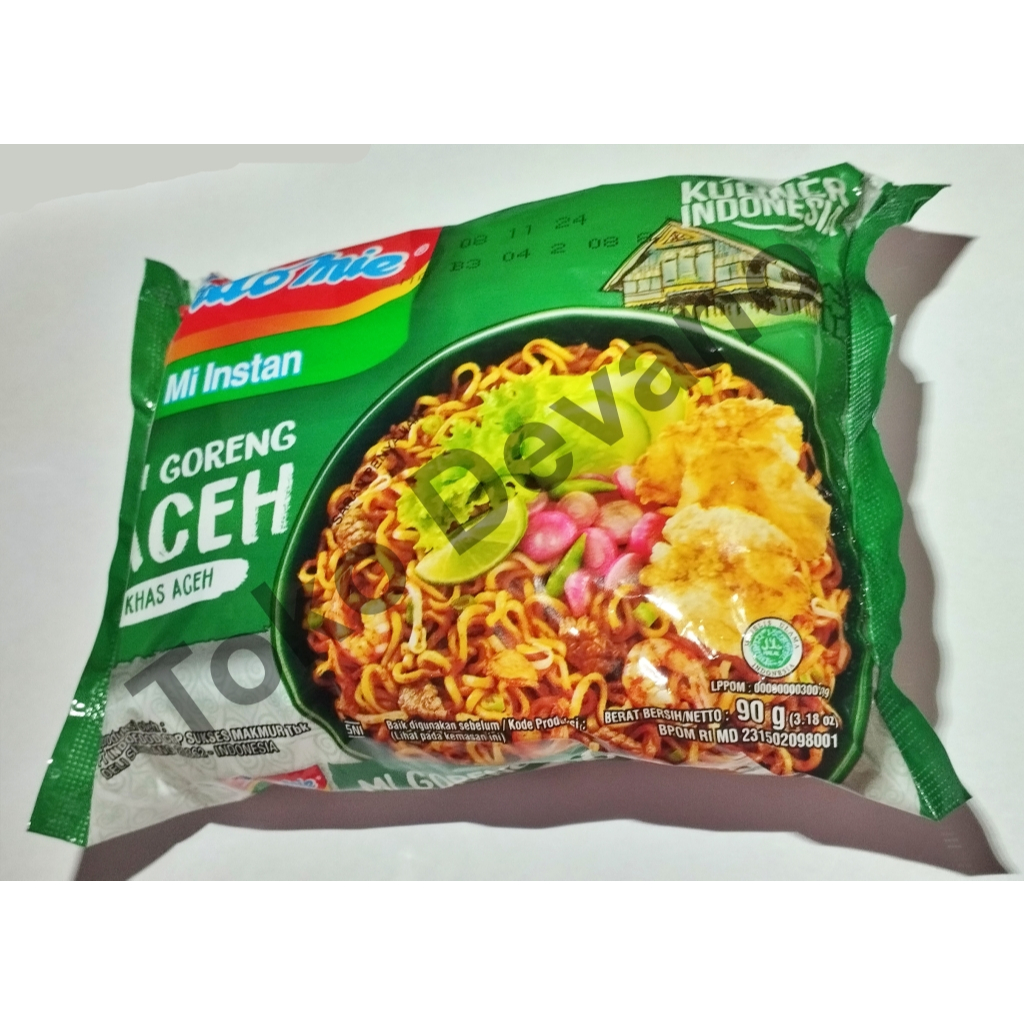 

Indomie Goreng Aceh 90 gr // Mie Goreng Instan