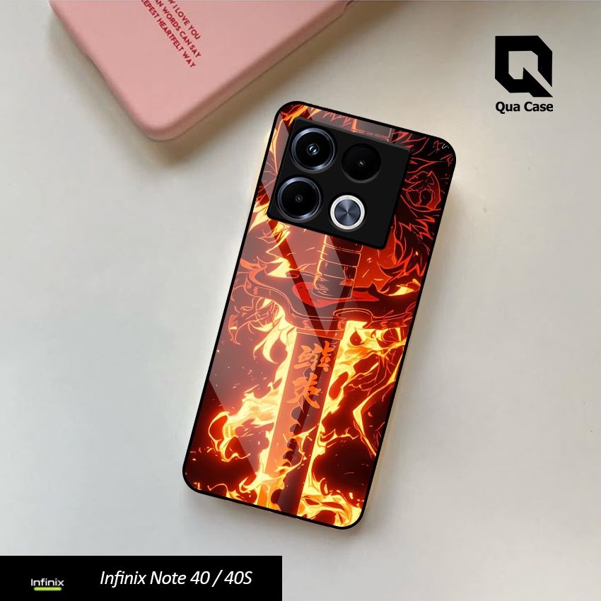 Qua case Infinix Note 40 40S NOTE 40 PRO Terbaru softcase Glossy kaca - top produk - Case lucu - cas