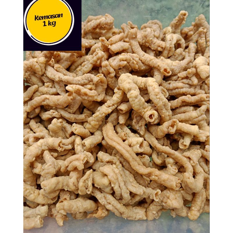 

Keripik usus ayam gurih renyah 1kg