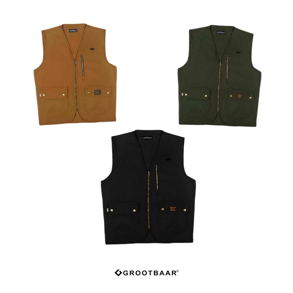 Rompi Kanvas Kyanbasu Grootbaar Vest Kyanbasu