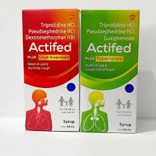 Actifed Plus Cough Supressant (Merah) 60ml