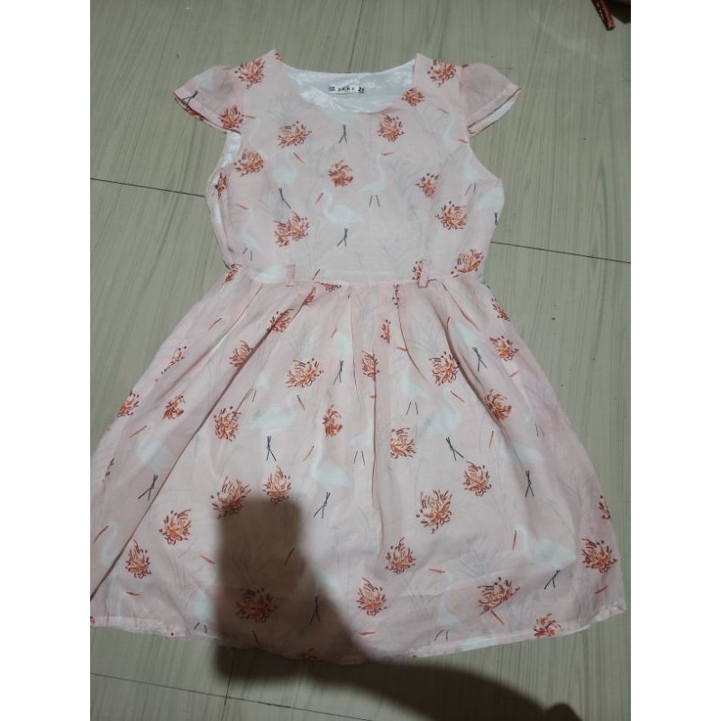 Baju pakaian cute kawaii coquette dainty dollette milkmaid flamingo duck bird pink barbie lolita cas