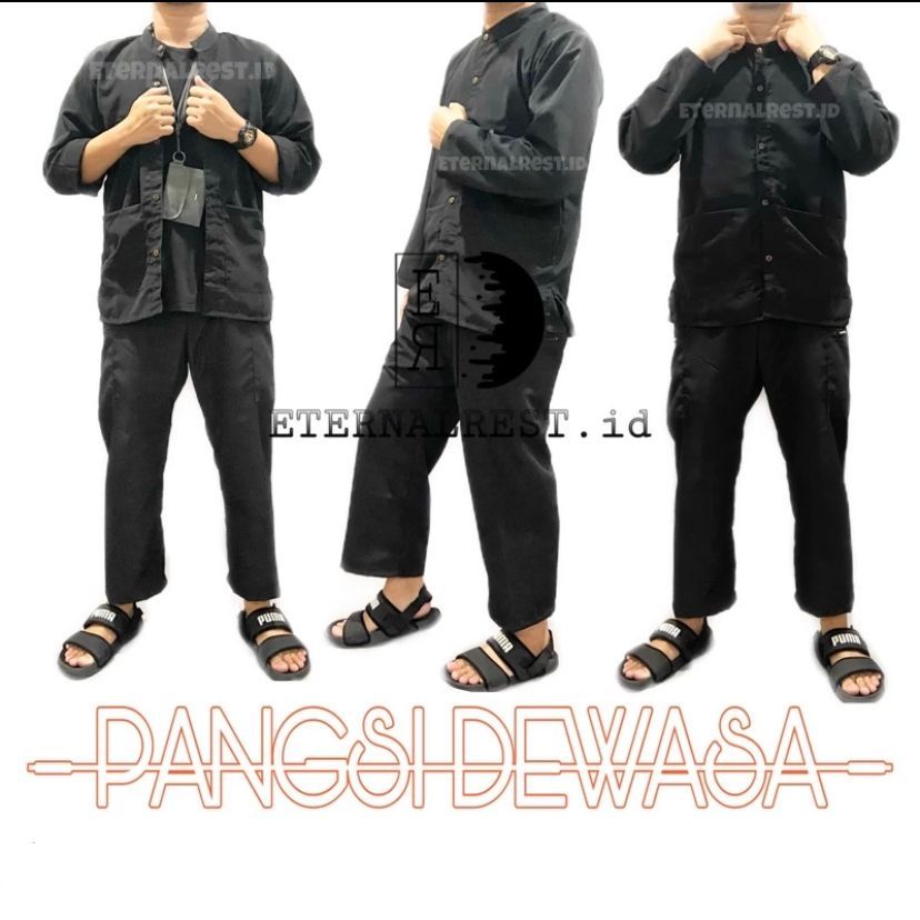Setelan Baju Pangsi Dewasa / Baju Pangsi Dewasa / Baju Adat Sunda