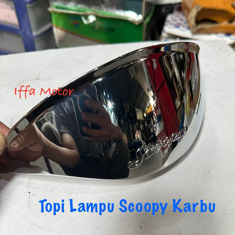 Topi Lampu Honda Scoopy Karbu