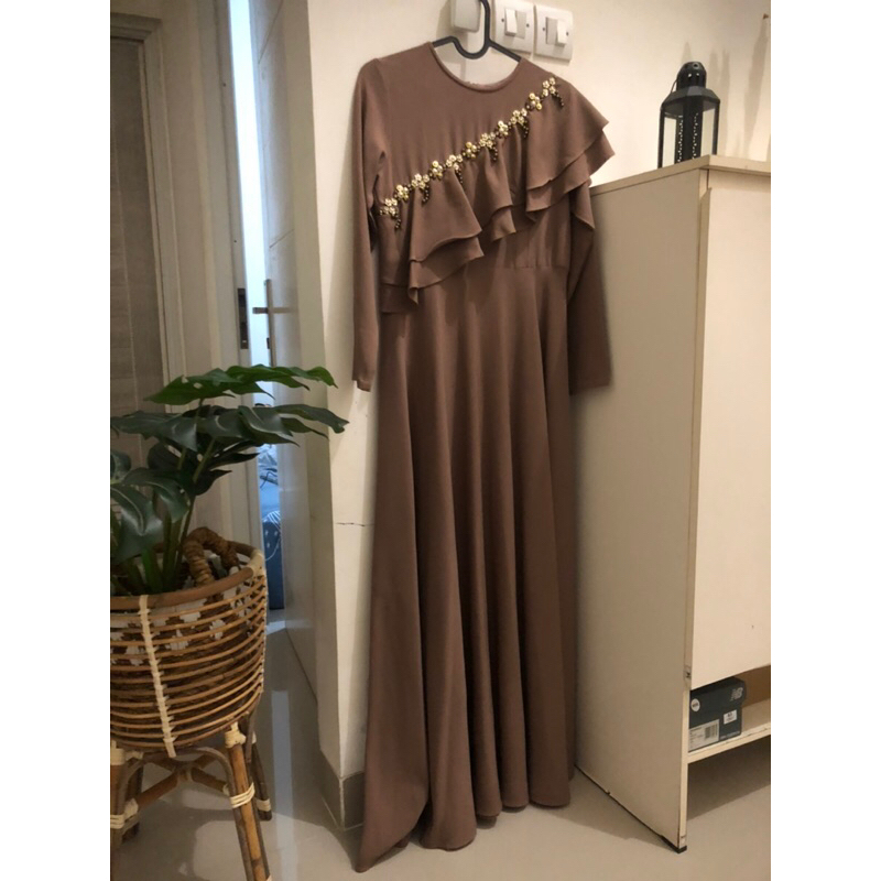 Dress coklat by Pekgo apparel