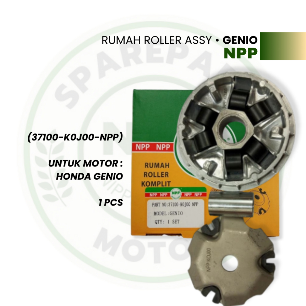 Rumah Roller Assy Genio || Rumah Roller Komplit Set Honda Genio Merk NPP