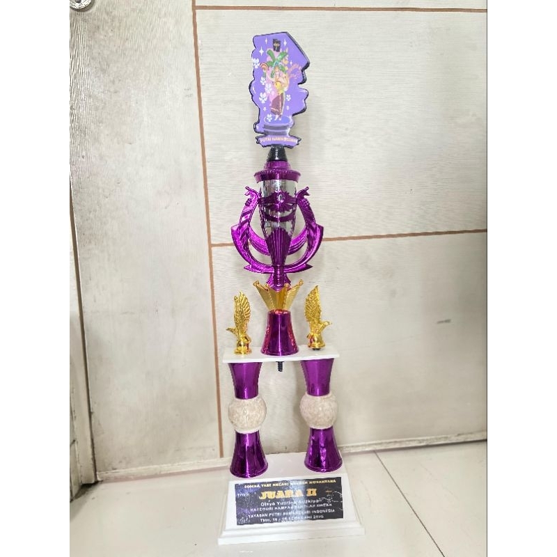 Piala Kaki 2 Custom Model | Piala Penghargaan | Piala Bergilir | Duplikat Piala