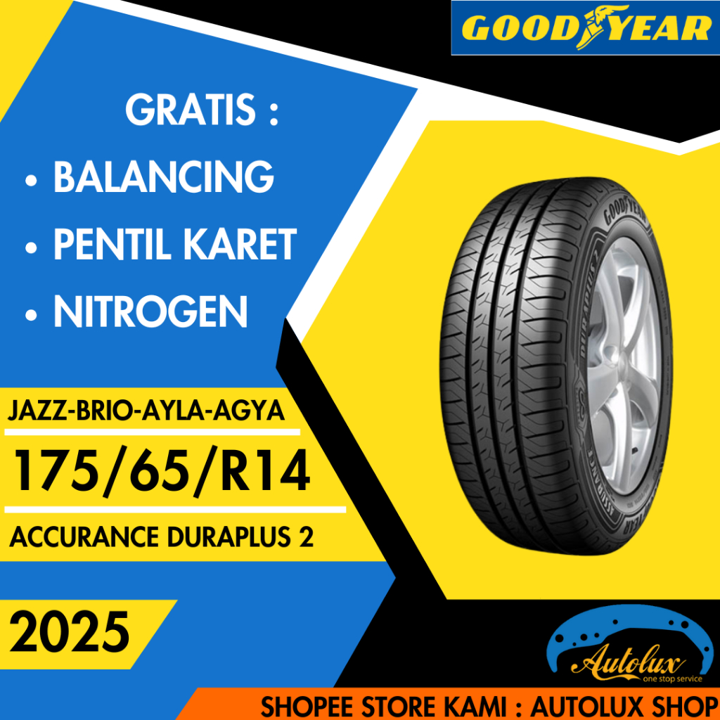 BAN MOBIL GOODYEAR 175/65 R14 ASURANCE DURAPLUS 2 2025