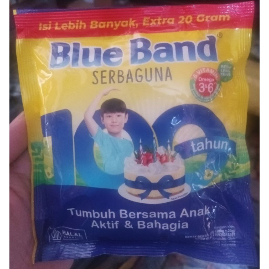 

Margarin Blue Band Serba Guna Edisi 200 gr + 20 gr